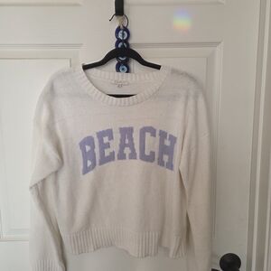 Beach White Sweater